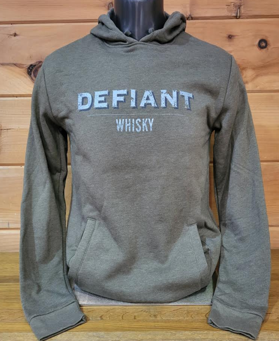 Defiant Whisky Hoodie- Military Green